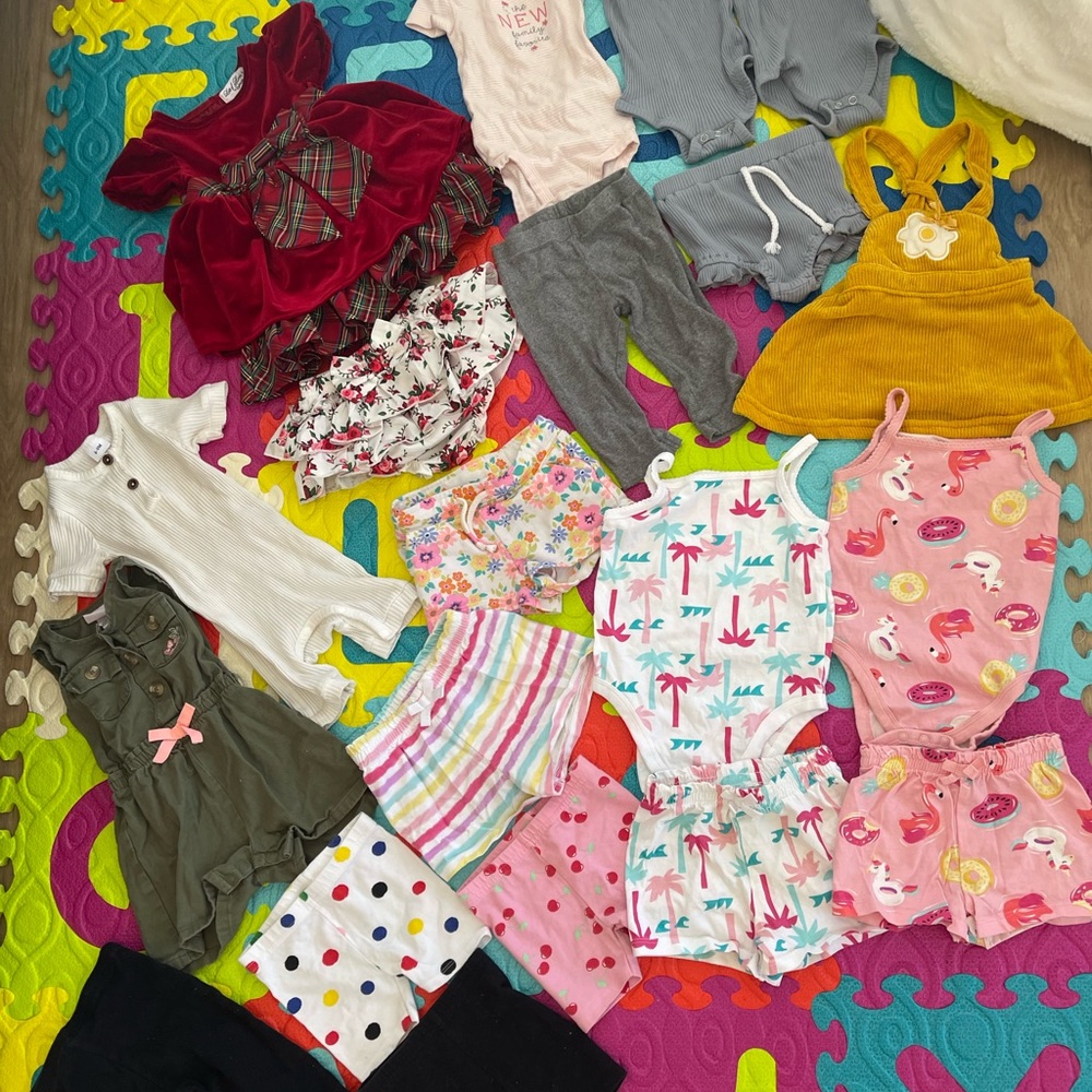 Baby girl clothes 6-18 months
